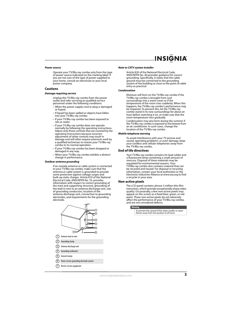 Cautions | KTI Networks NS-32LB451A11 User Manual | Page 9 / 88