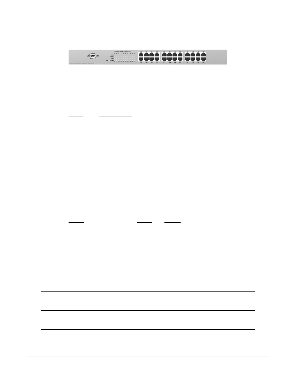 3 the front panel | KTI Networks 24-PORT KGS-2401 User Manual | Page 8 / 41