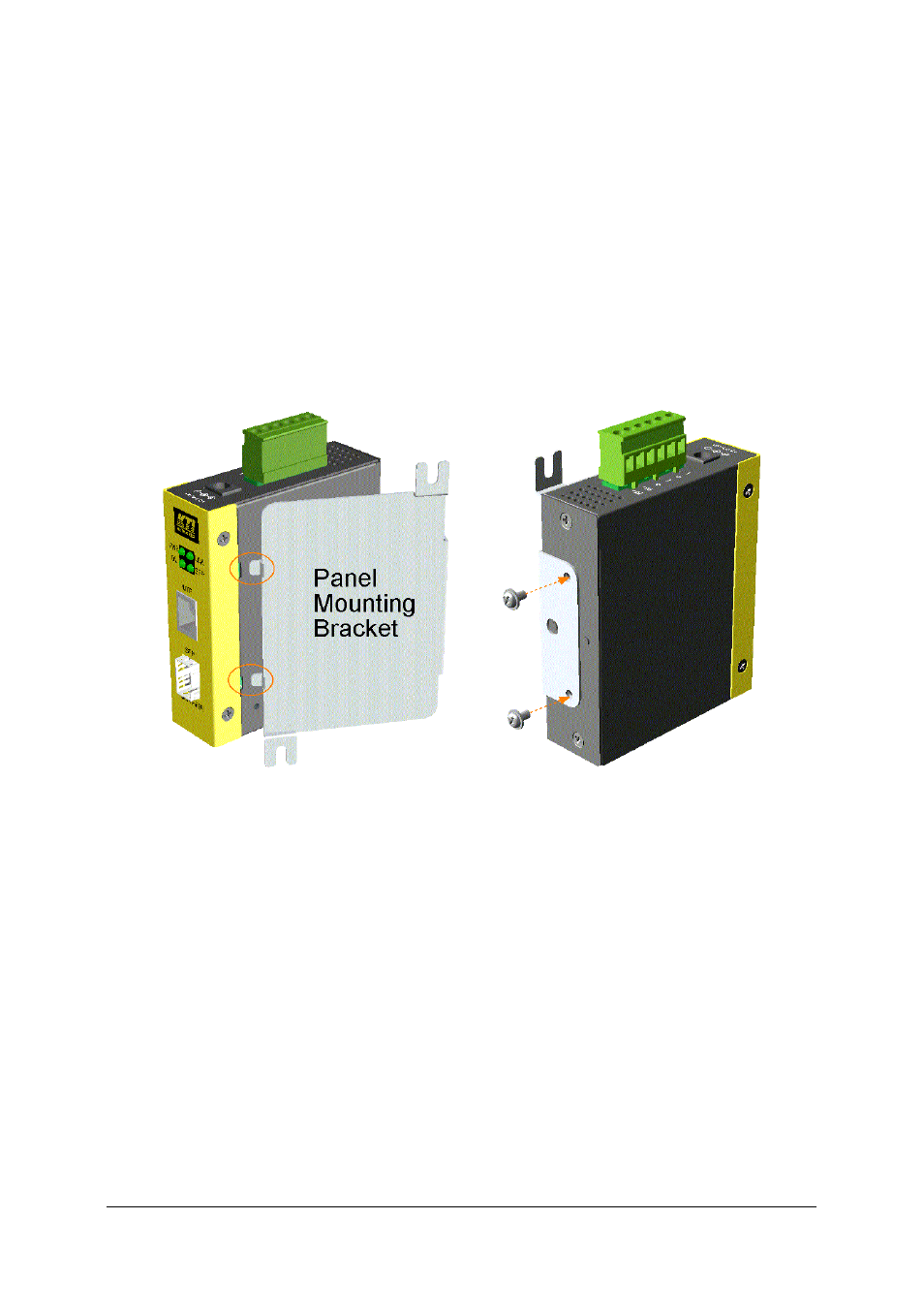 4 panel mounting | KTI Networks KCD-400 Series User Manual | Page 17 / 26