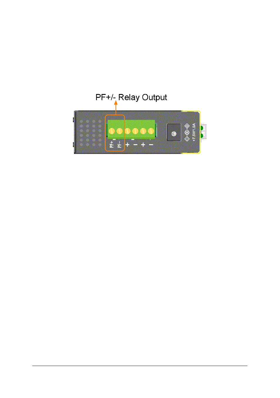 6 power failure relay output | KTI Networks KCD-400 Series User Manual | Page 22 / 26