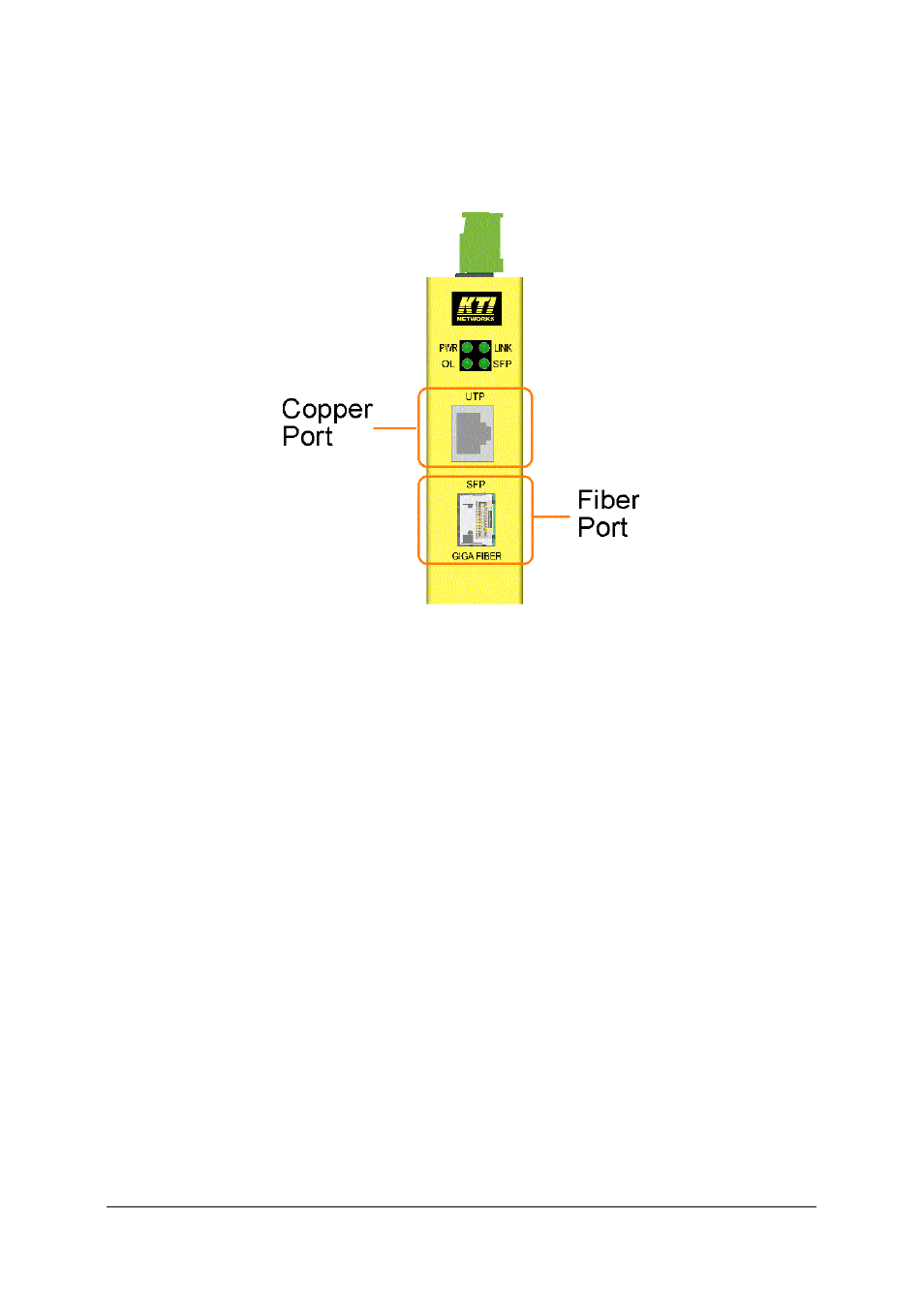 7 making twisted pair copper port connection | KTI Networks KCD-400 Series User Manual | Page 23 / 26