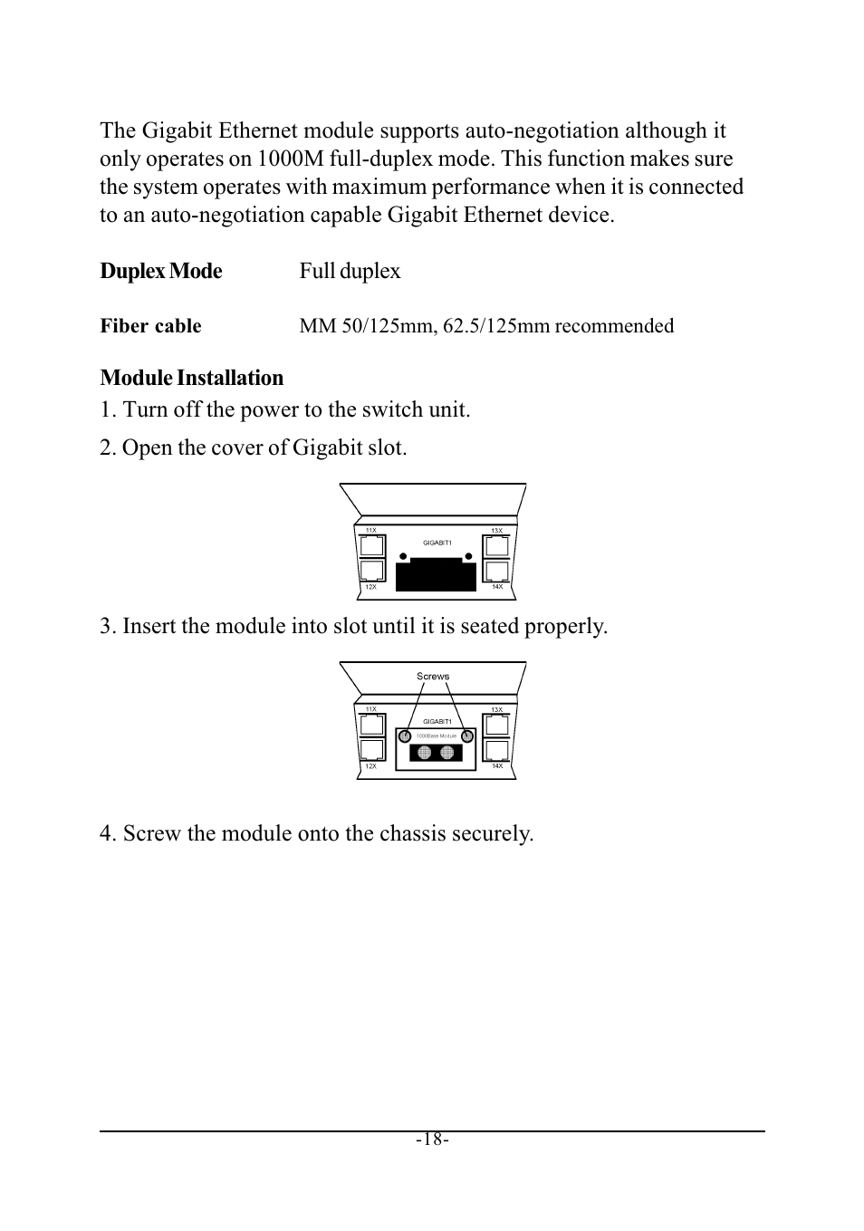 KTI Networks KS-2240 User Manual | Page 18 / 30