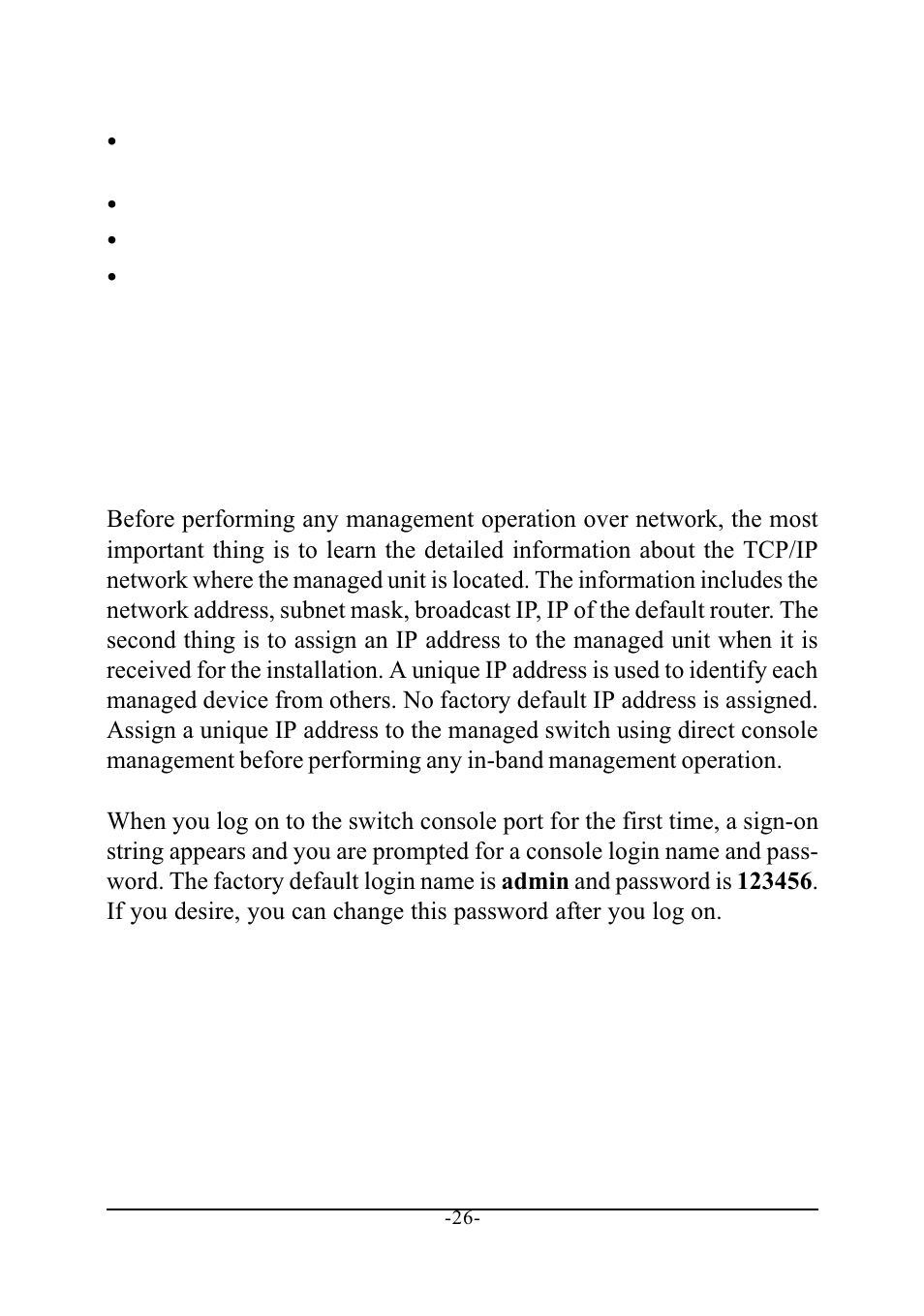 3 setting ip address | KTI Networks KS-2240 User Manual | Page 26 / 30