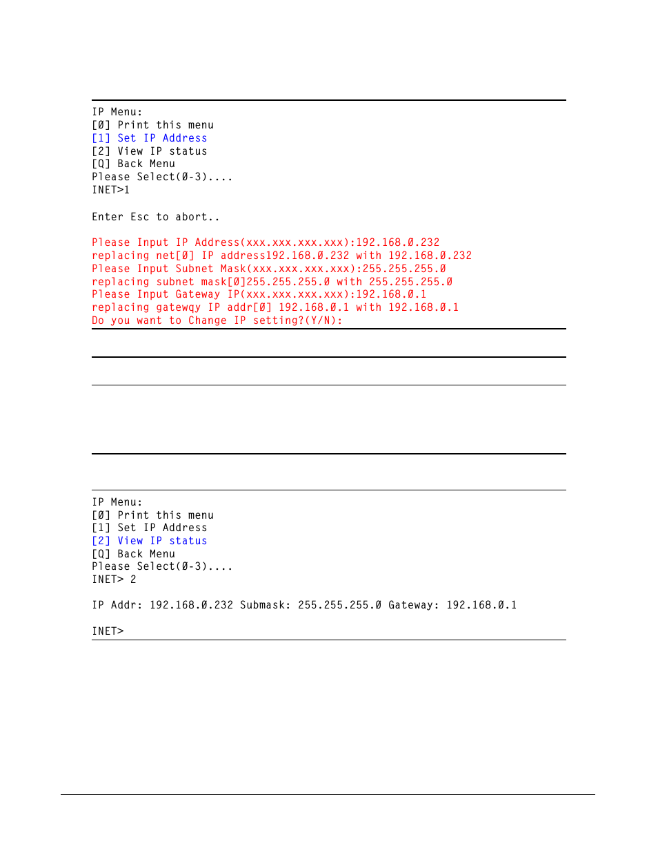 2 ip menu | KTI Networks KSD-800M User Manual | Page 34 / 65
