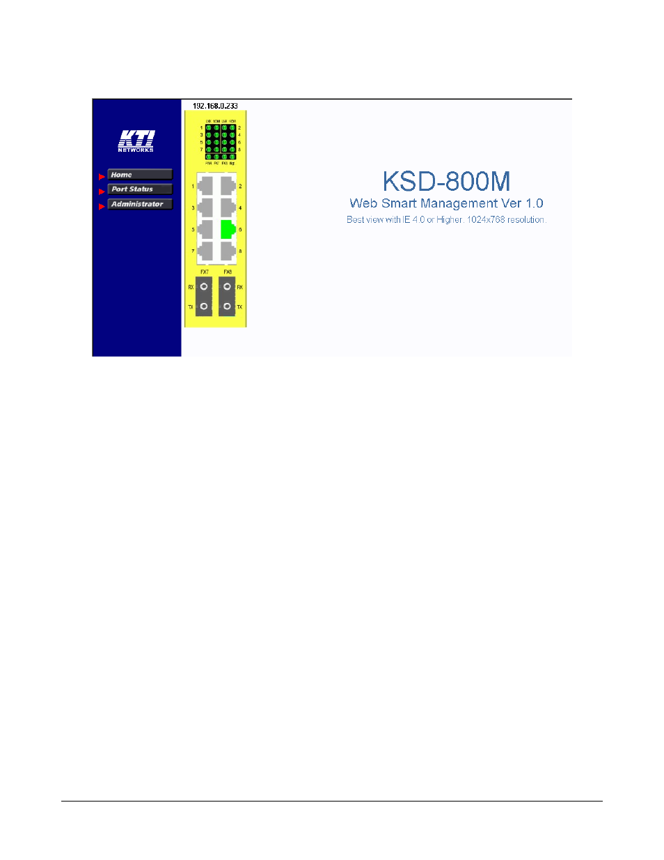 KTI Networks KSD-800M User Manual | Page 47 / 65