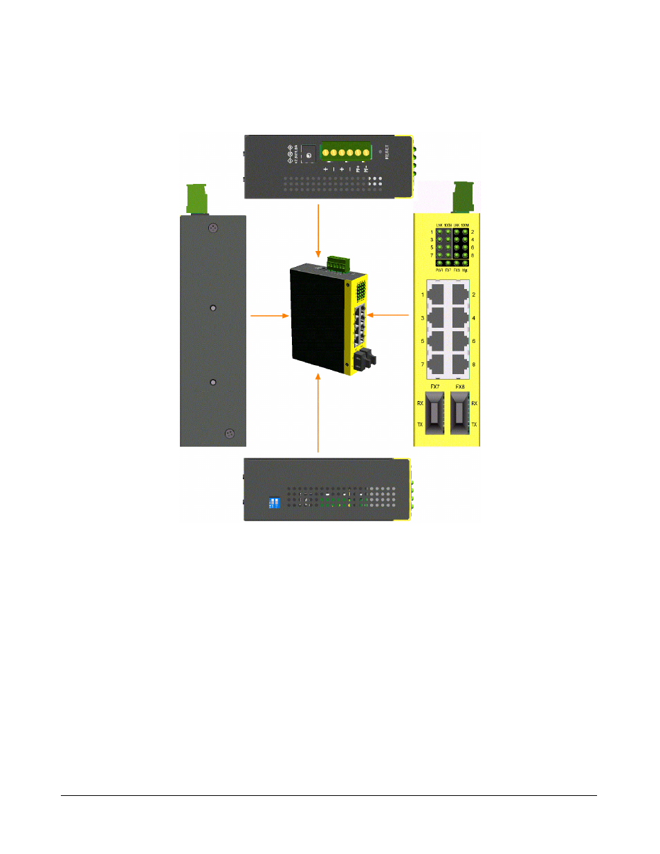 2 product panels | KTI Networks KSD-800M User Manual | Page 8 / 65