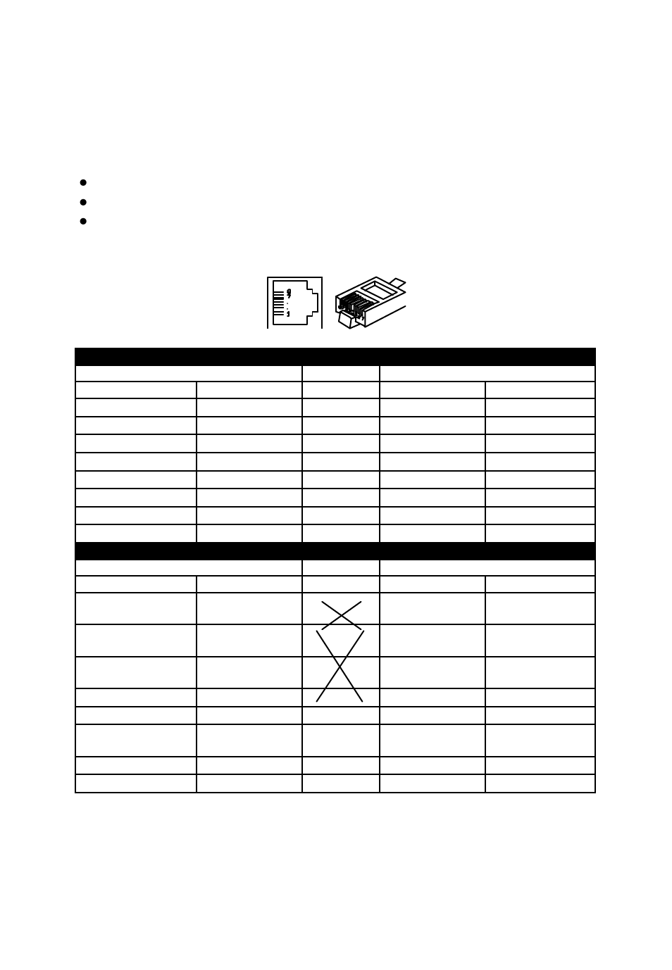 B. cable specification, Cable schematics | KTI Networks KS-324F User Manual | Page 15 / 17