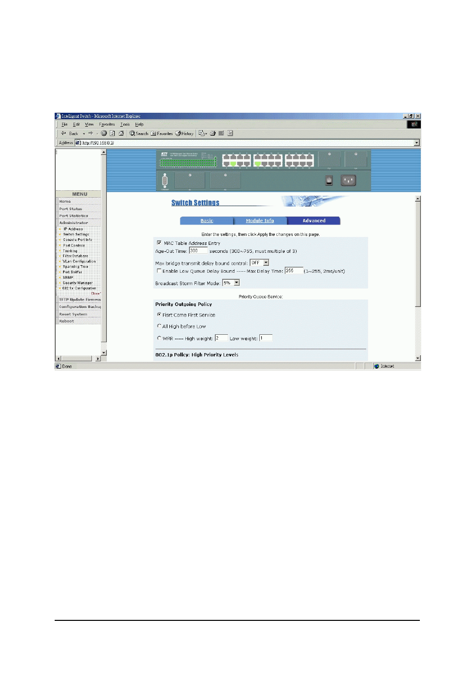 3 advanced | KTI Networks KS-2260 User Manual | Page 109 / 153