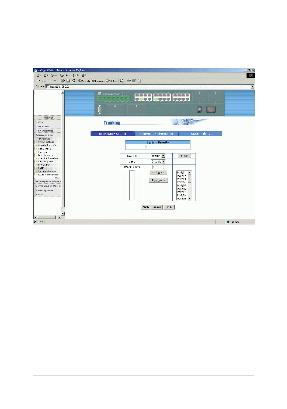 5 trunking | KTI Networks KS-2260 User Manual | Page 115 / 153
