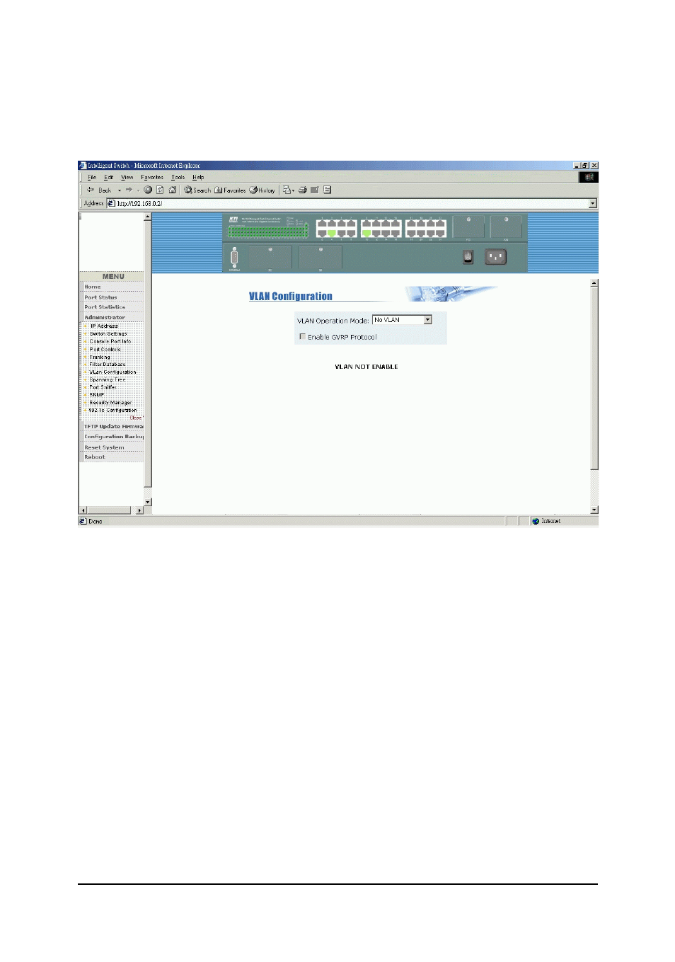 7 vlan configuration | KTI Networks KS-2260 User Manual | Page 124 / 153
