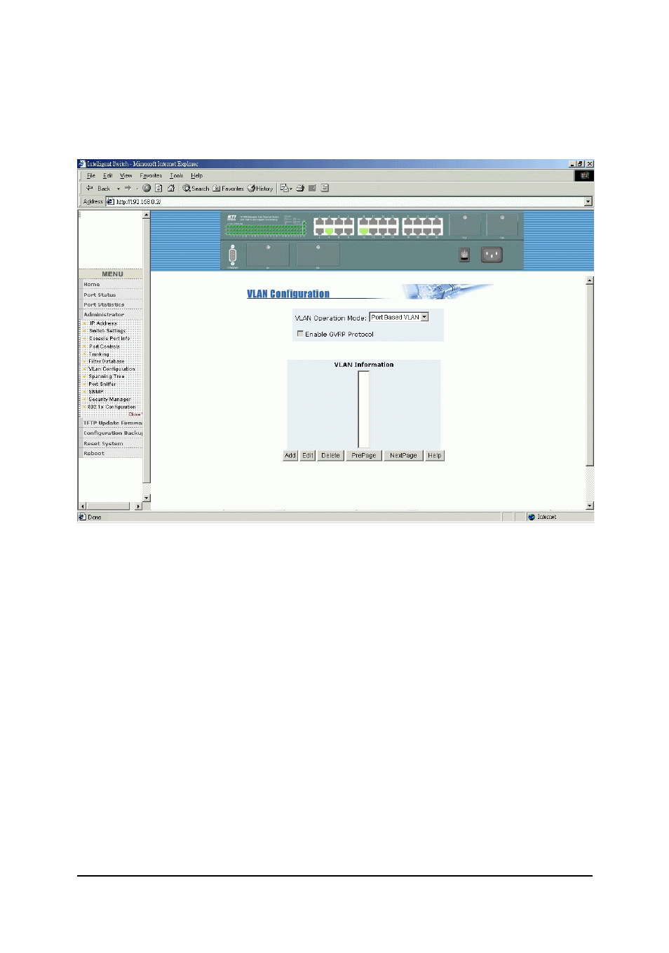 1 port-based vlan | KTI Networks KS-2260 User Manual | Page 125 / 153