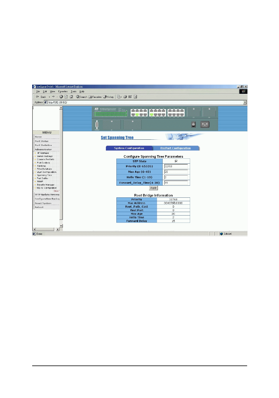 8 spanning tree | KTI Networks KS-2260 User Manual | Page 131 / 153