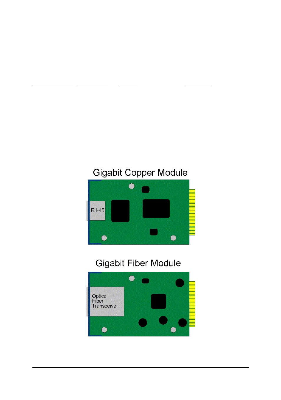 3 gigabit ports and modules | KTI Networks KS-2260 User Manual | Page 34 / 153