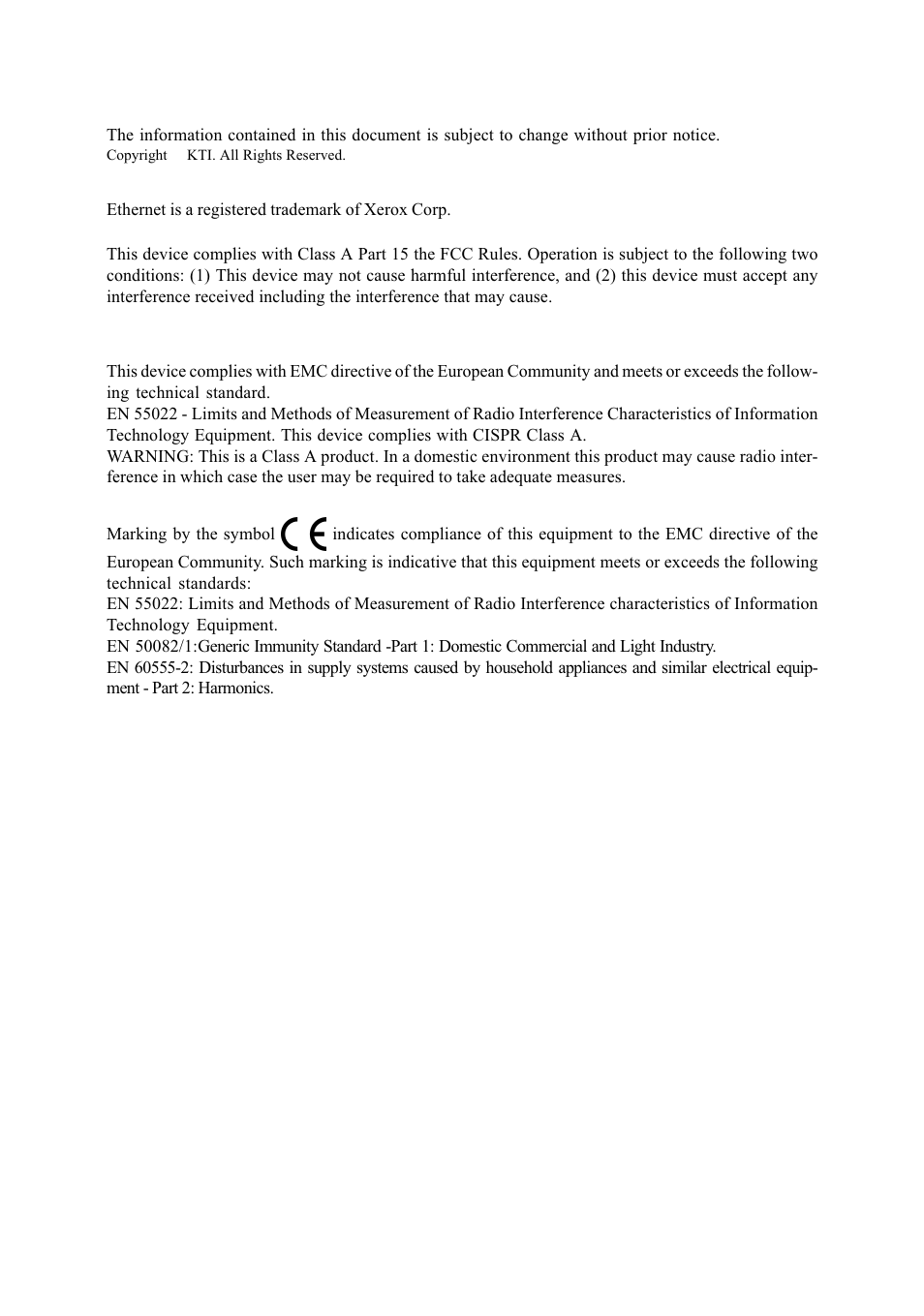 KTI Networks KS-115F Series User Manual | Page 3 / 15