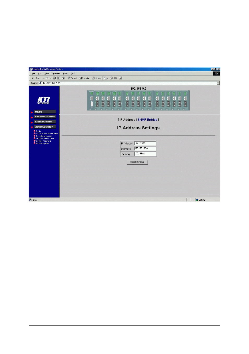 1 basic | KTI Networks Modular Media Converter Center System KC-1300 User Manual | Page 52 / 63