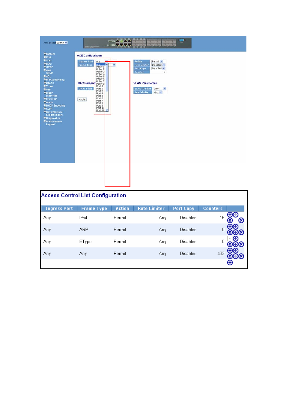 KTI Networks KGS-2416 User Manual | Page 116 / 318