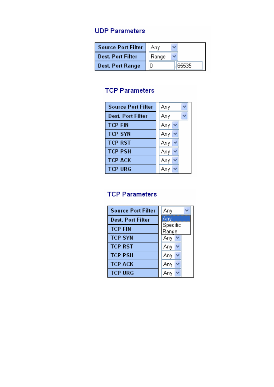 KTI Networks KGS-2416 User Manual | Page 125 / 318