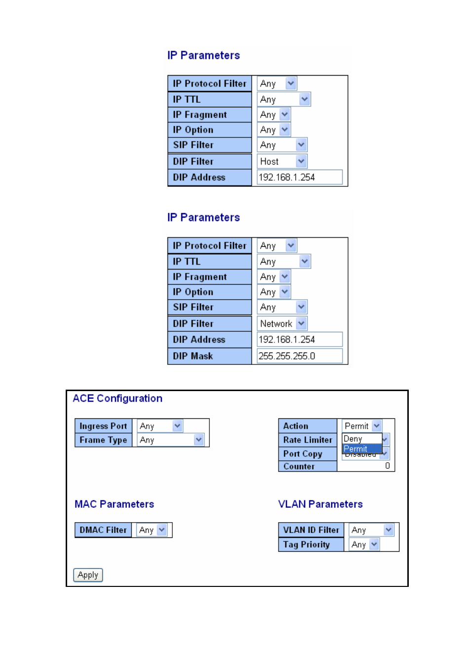 KTI Networks KGS-2416 User Manual | Page 130 / 318