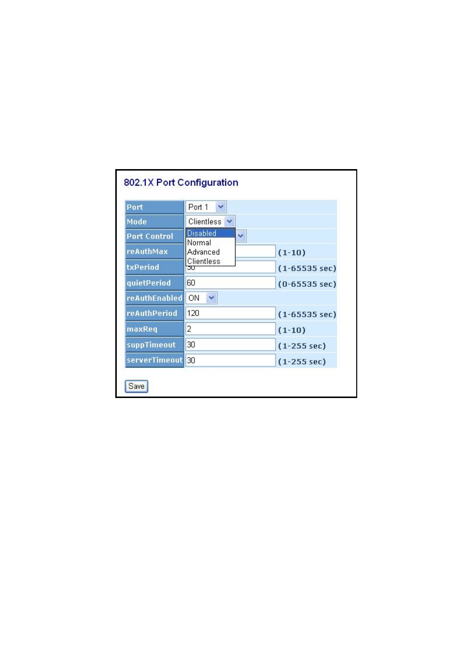 10-2.port configuration | KTI Networks KGS-2416 User Manual | Page 163 / 318