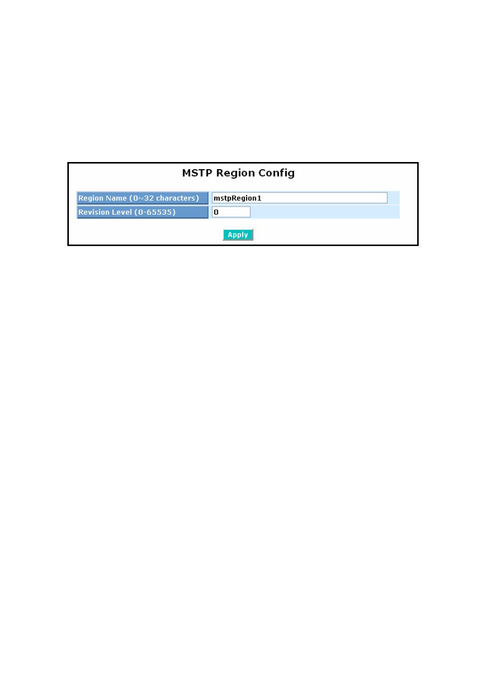 13-2 region config | KTI Networks KGS-2416 User Manual | Page 182 / 318