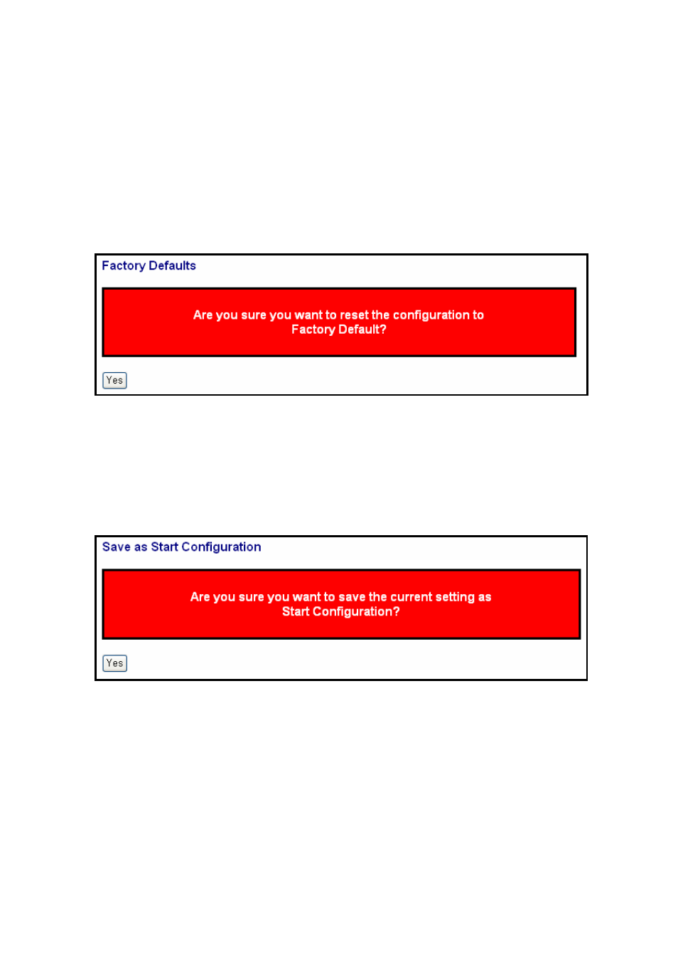 19-1. factory defaults, 19-2 . save start, 19-3 . save user | KTI Networks KGS-2416 User Manual | Page 214 / 318