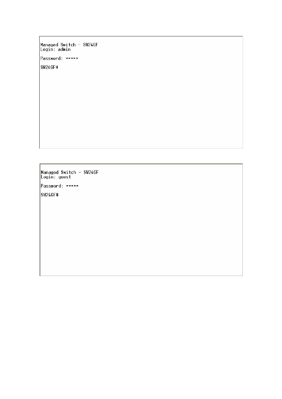 KTI Networks KGS-2416 User Manual | Page 222 / 318