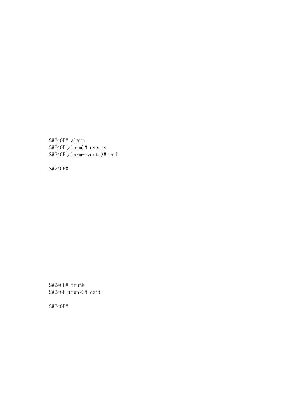 2-1. global commands of cli | KTI Networks KGS-2416 User Manual | Page 224 / 318