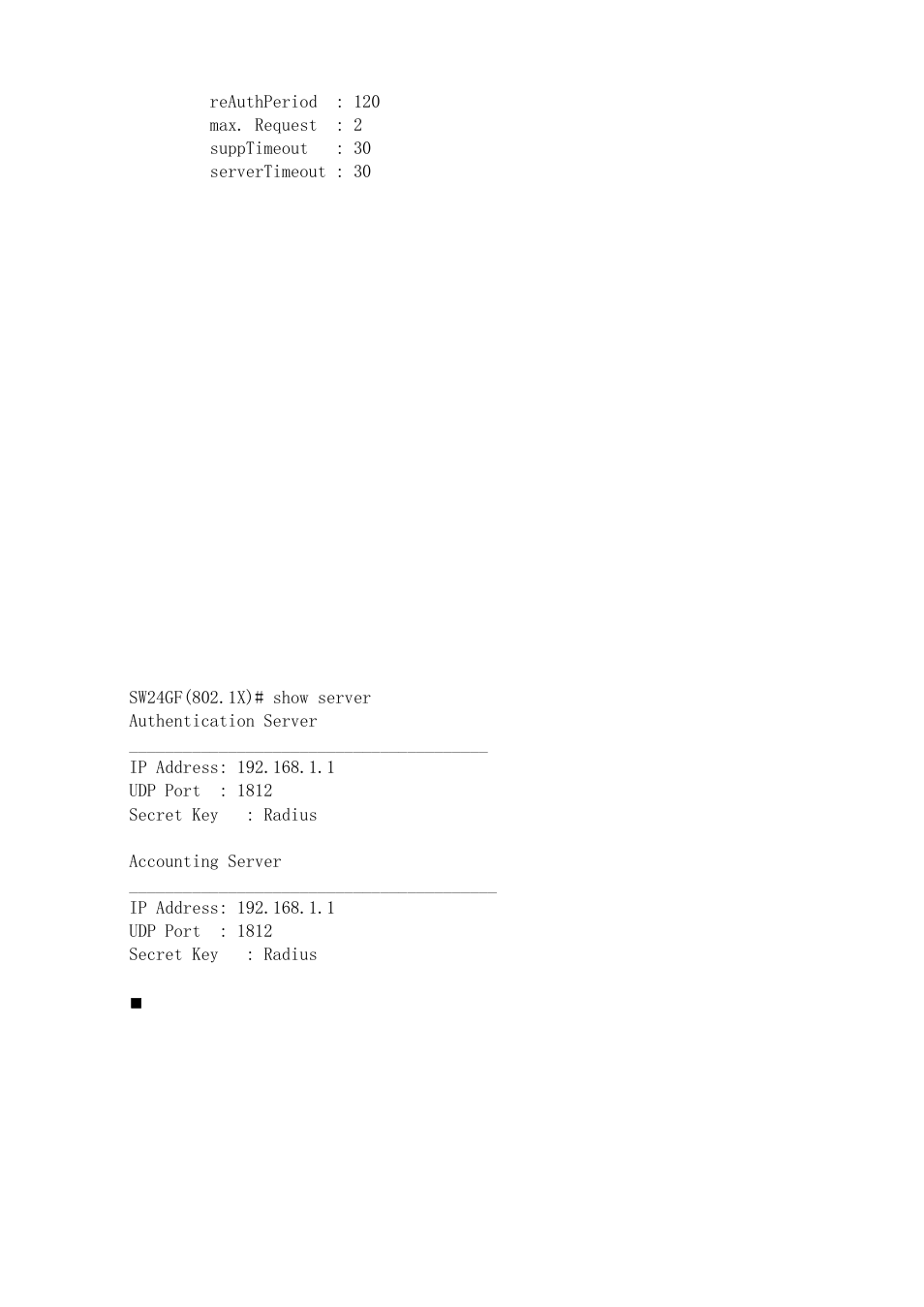 Account | KTI Networks KGS-2416 User Manual | Page 235 / 318