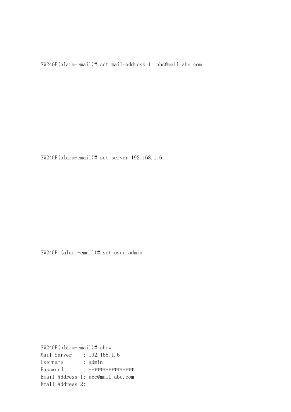 KTI Networks KGS-2416 User Manual | Page 242 / 318