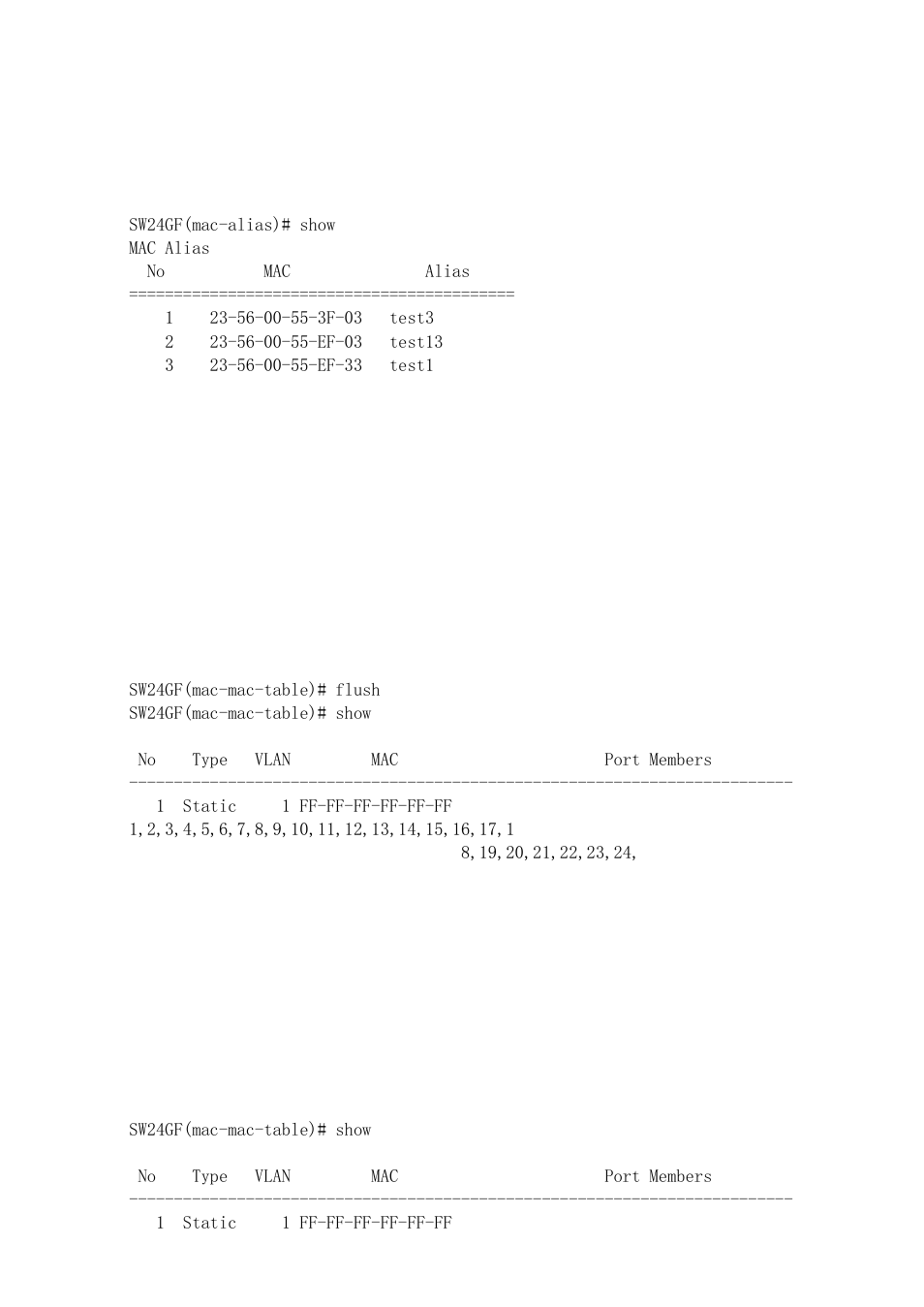 KTI Networks KGS-2416 User Manual | Page 261 / 318