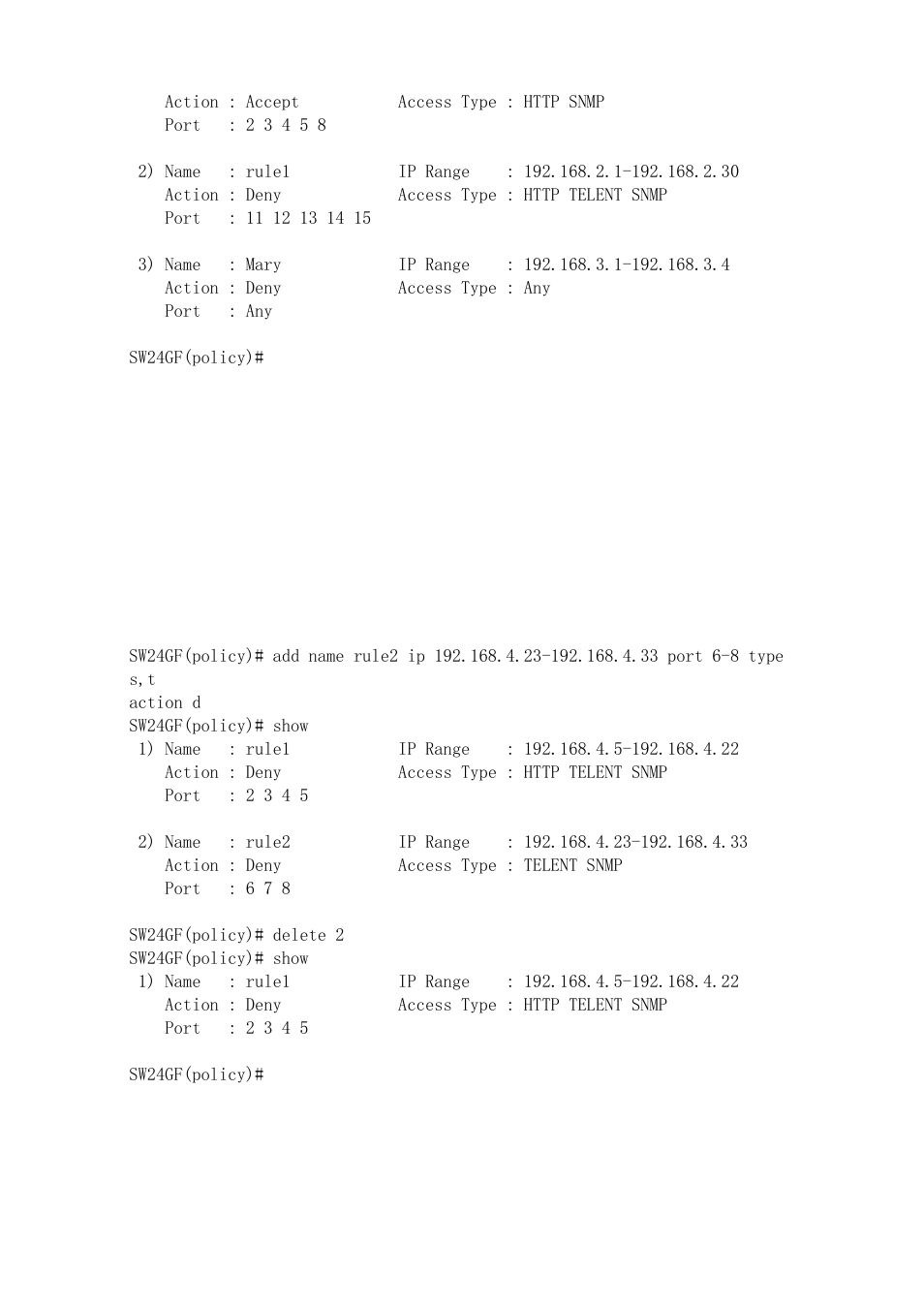 KTI Networks KGS-2416 User Manual | Page 279 / 318