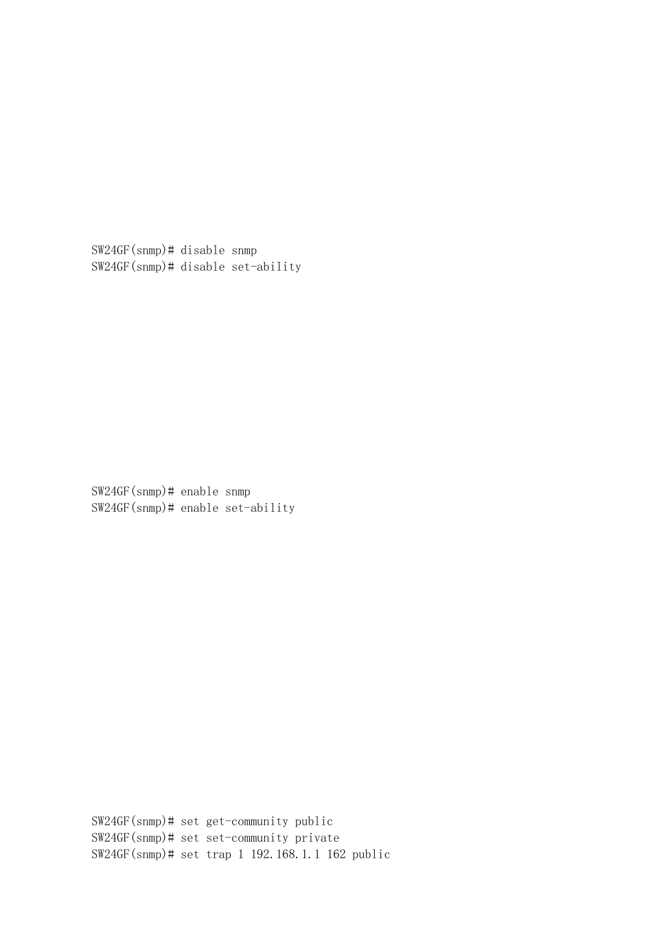 KTI Networks KGS-2416 User Manual | Page 294 / 318