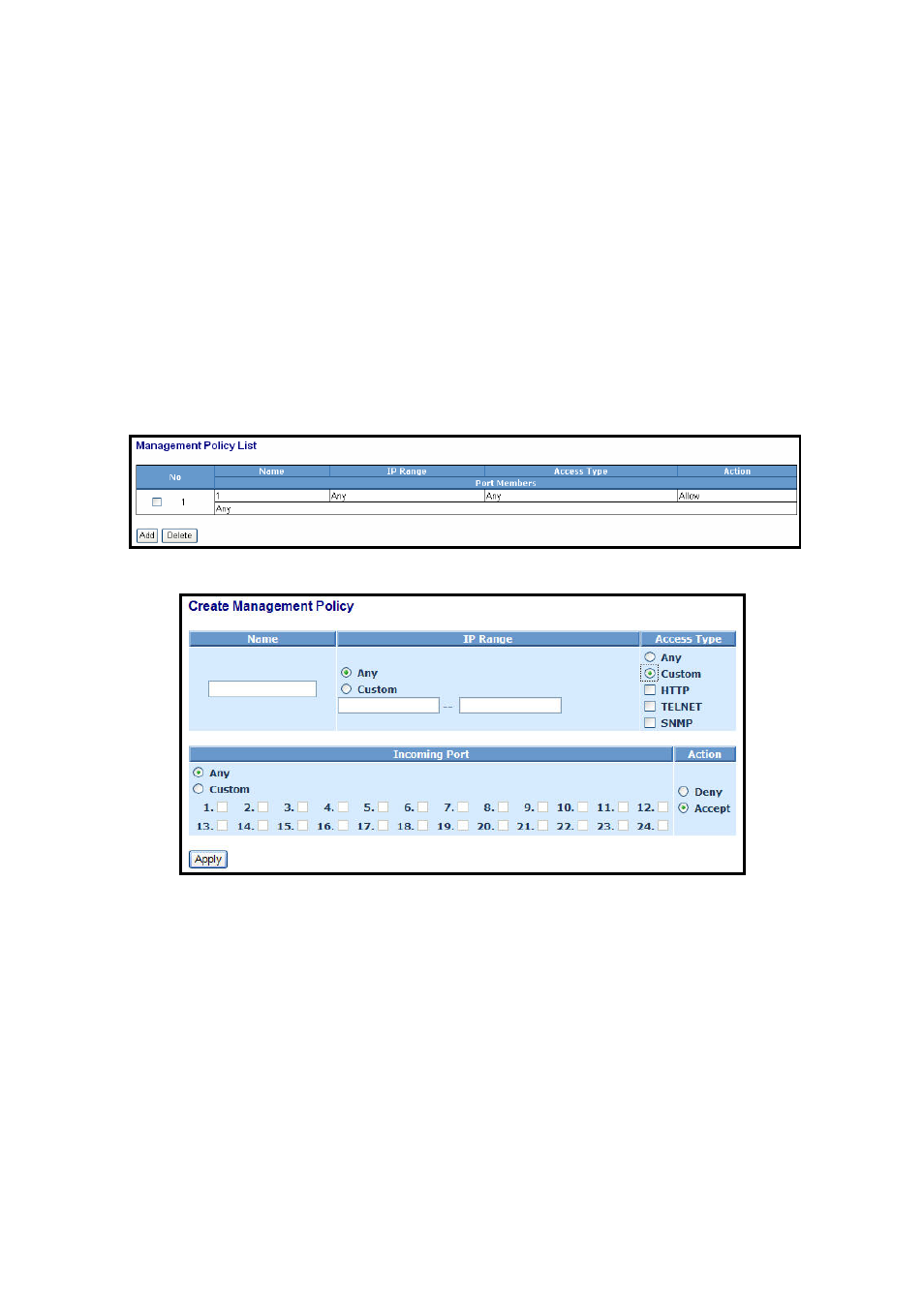 KTI Networks KGS-2416 User Manual | Page 49 / 318