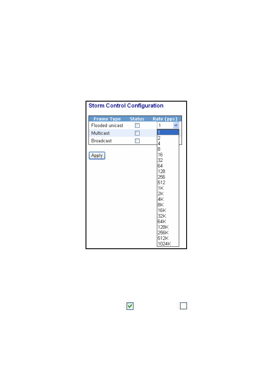 6-4.storm control | KTI Networks KGS-2416 User Manual | Page 99 / 318