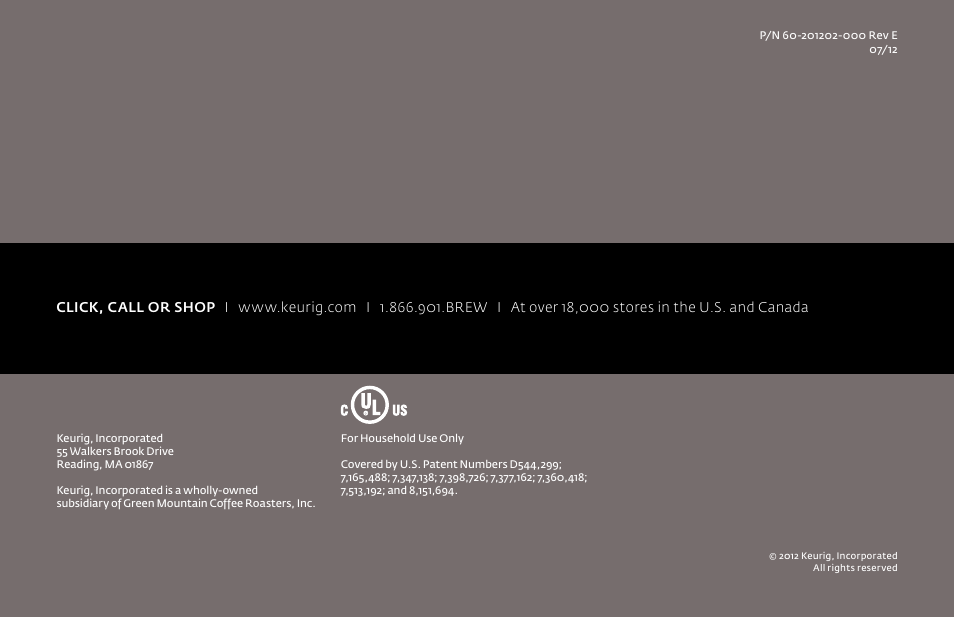 Keurig B70 User Manual | Page 11 / 11