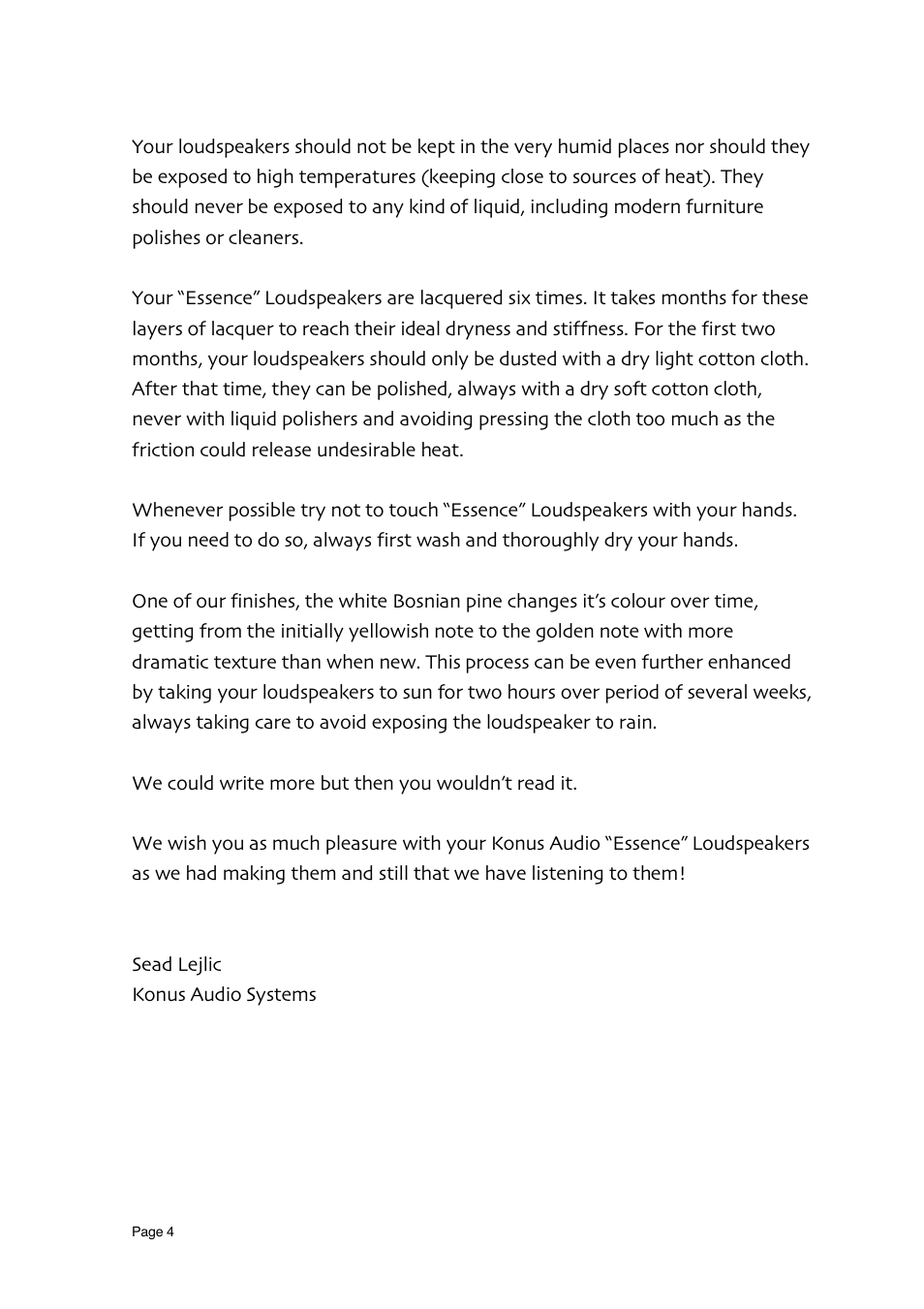 KONUS Essence User Manual | Page 4 / 4