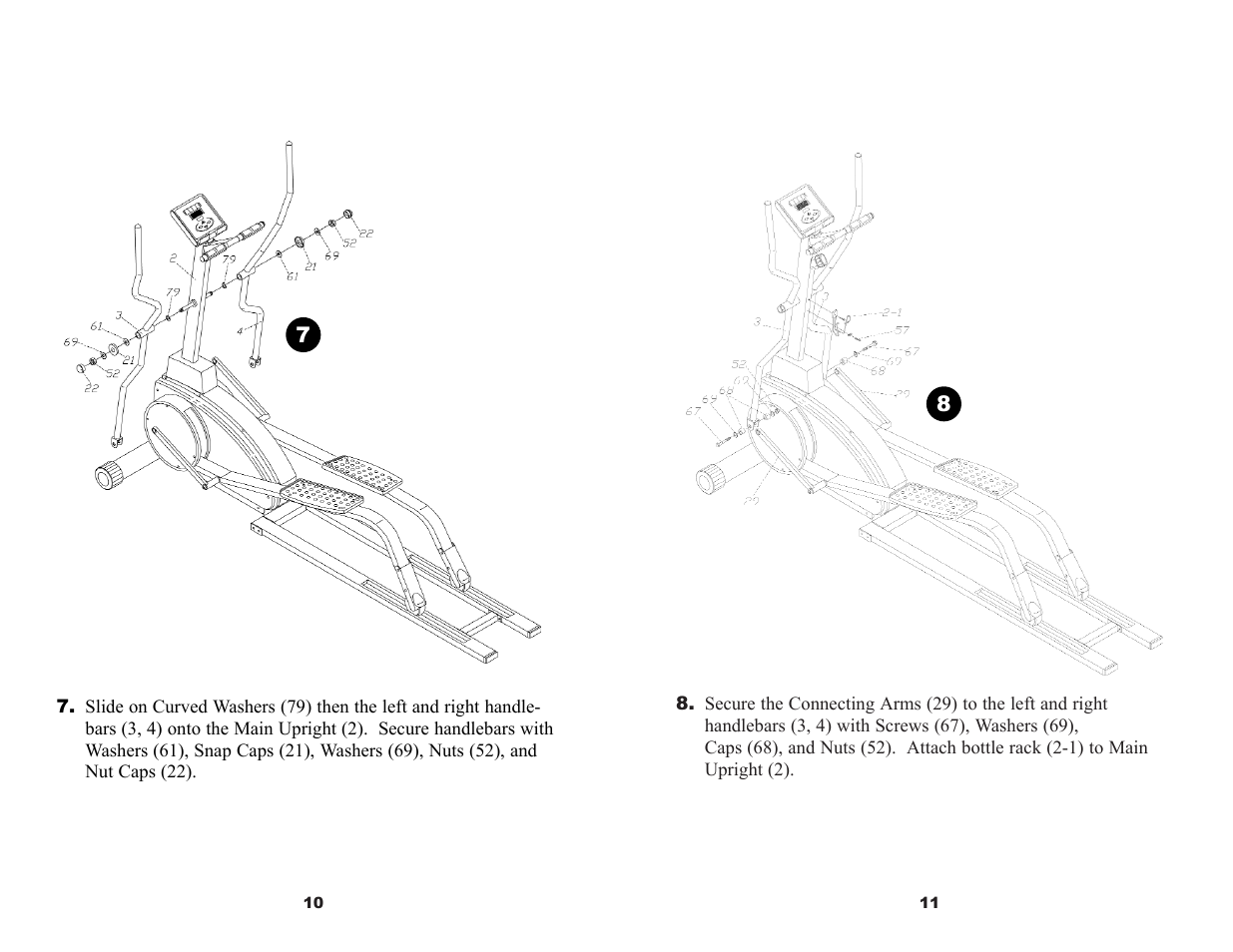 Keys Fitness ET920D User Manual | Page 7 / 12