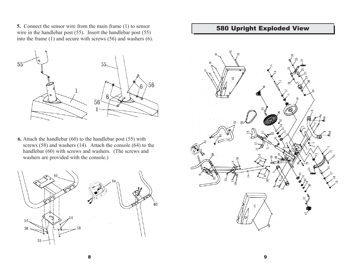 Keys Fitness CM580U User Manual | Page 6 / 8