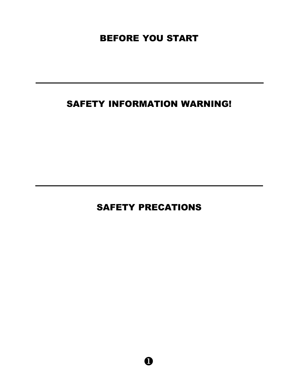 Before you start, Safety information warning, Safety precations | Keys Fitness KPS-SCC User Manual | Page 3 / 12