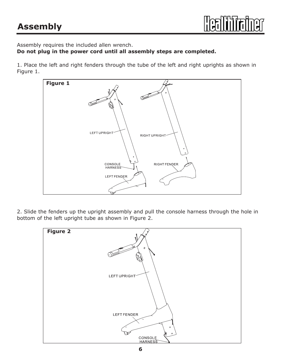 Assembly | Keys Fitness HT-ELITE User Manual | Page 6 / 29