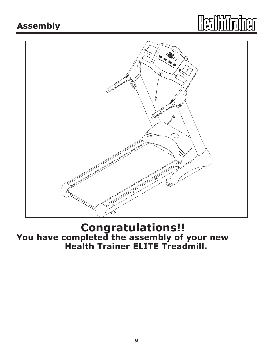 Keys Fitness HT-ELITE User Manual | Page 9 / 29