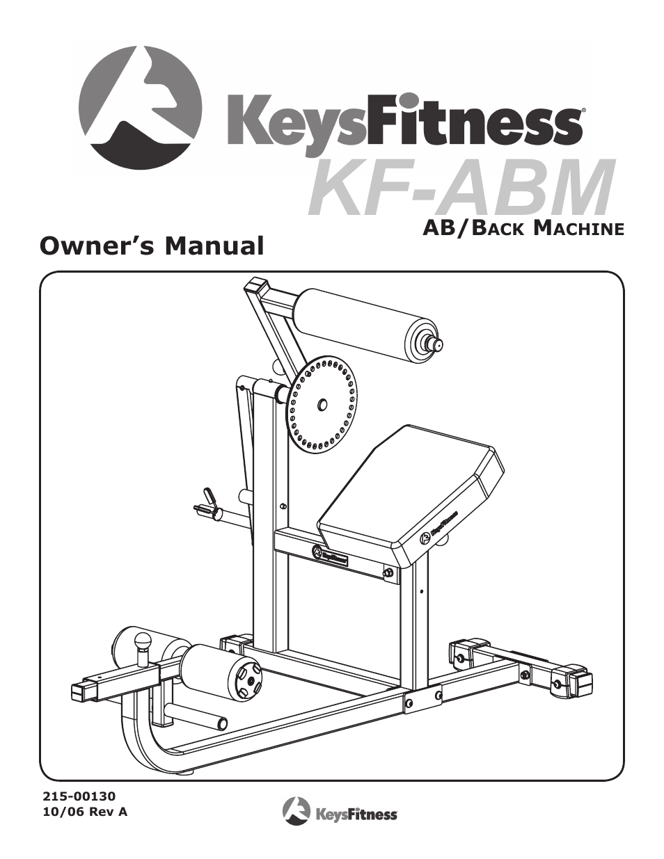 Keys Fitness KF-ABM User Manual | 13 pages