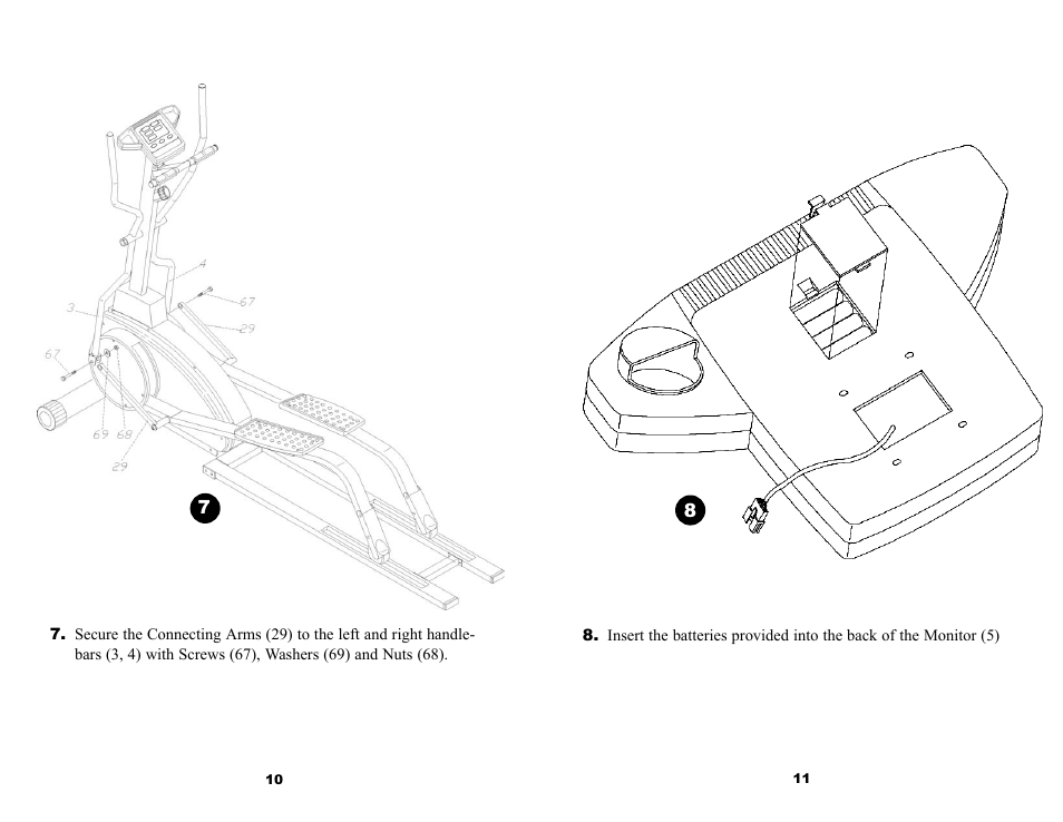 Keys Fitness ET835D User Manual | Page 7 / 12