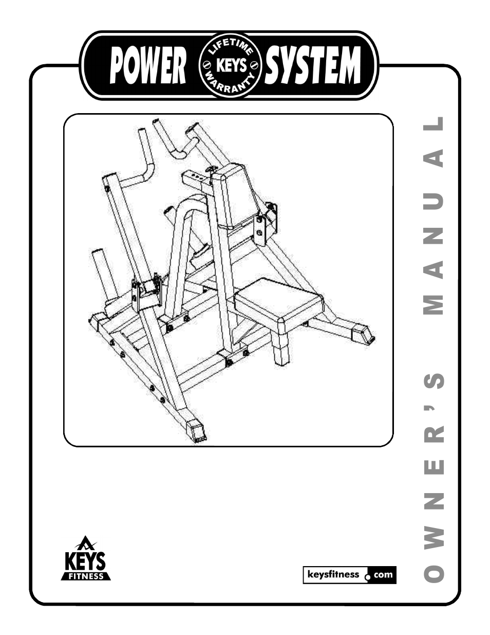 Keys Fitness KPS-LSR User Manual | 8 pages