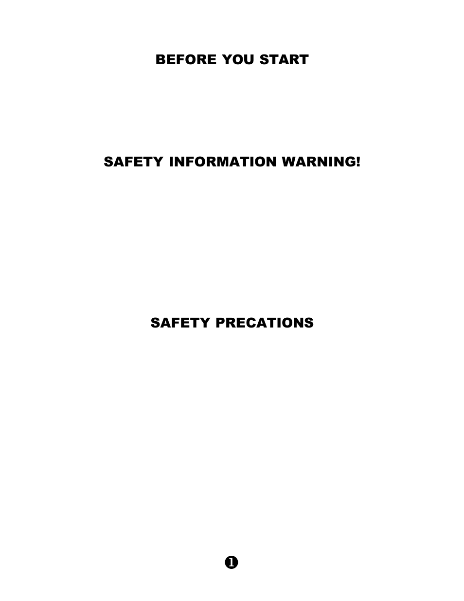 Before you start, Safety information warning, Safety precations | Keys Fitness KPS-LSR User Manual | Page 3 / 8