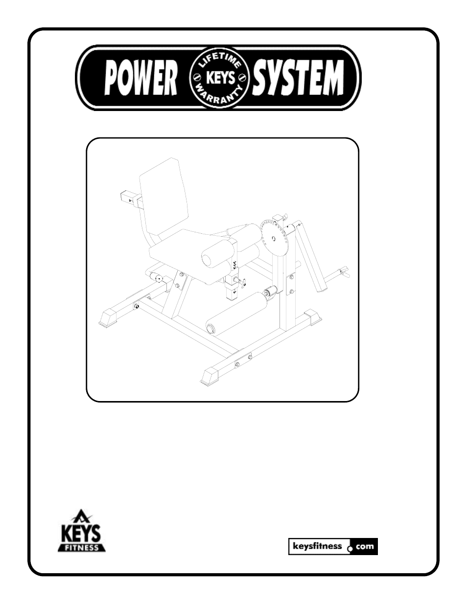 Keys Fitness KPS-LEGM User Manual | 12 pages