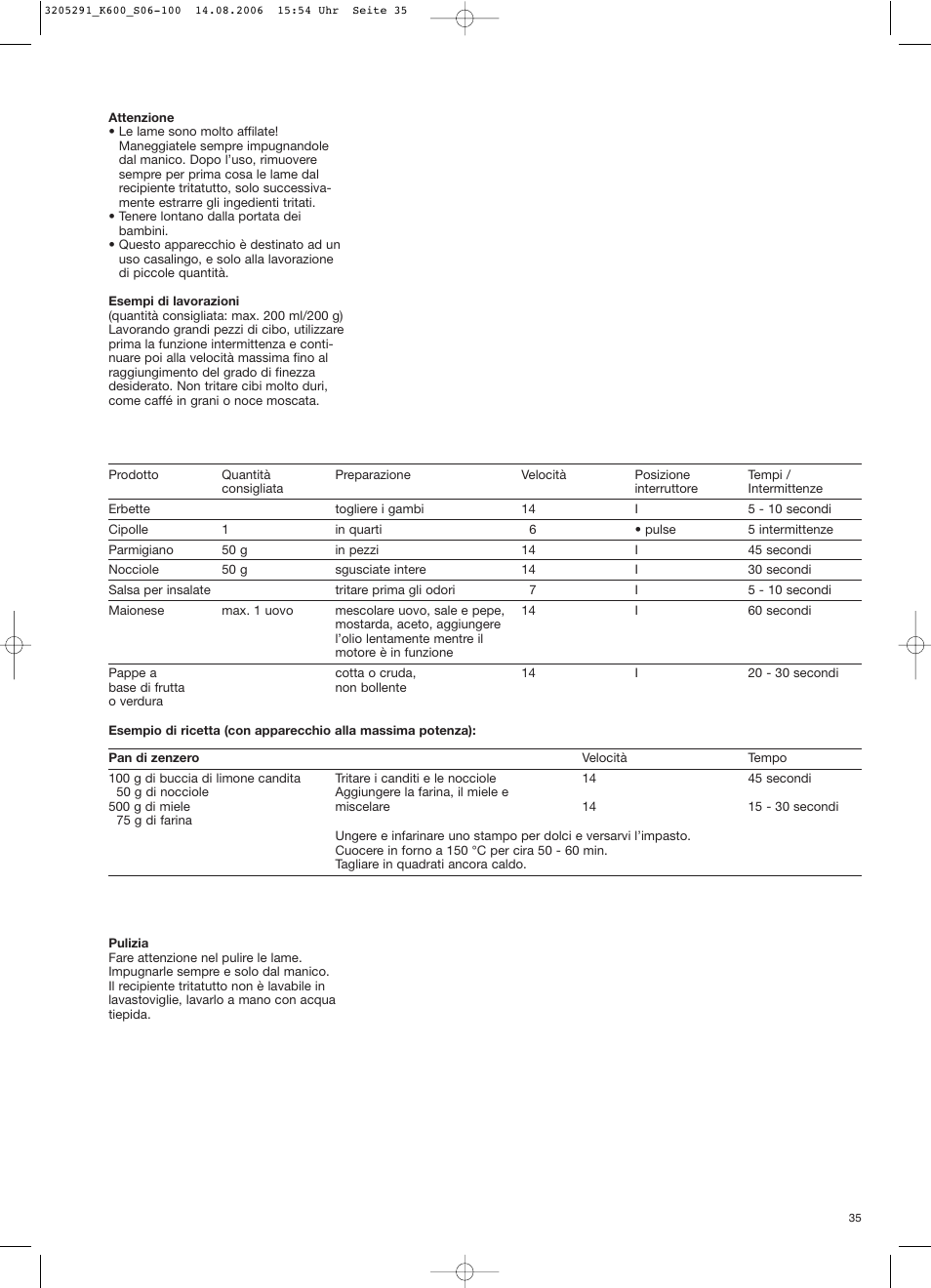 Braun CombiMax 650 User Manual | Page 34 / 95