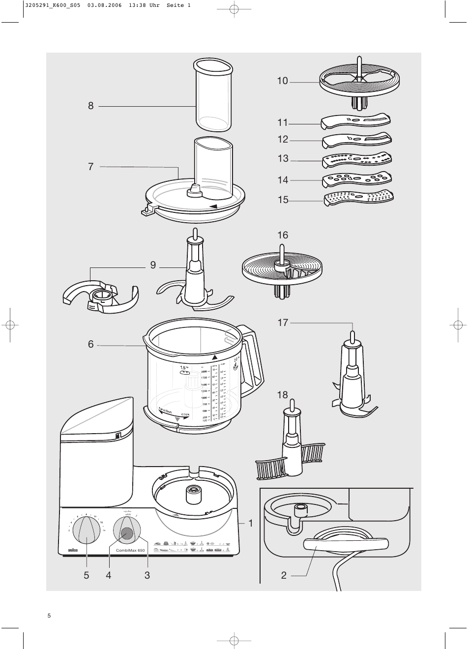 Braun CombiMax 650 User Manual | Page 4 / 95