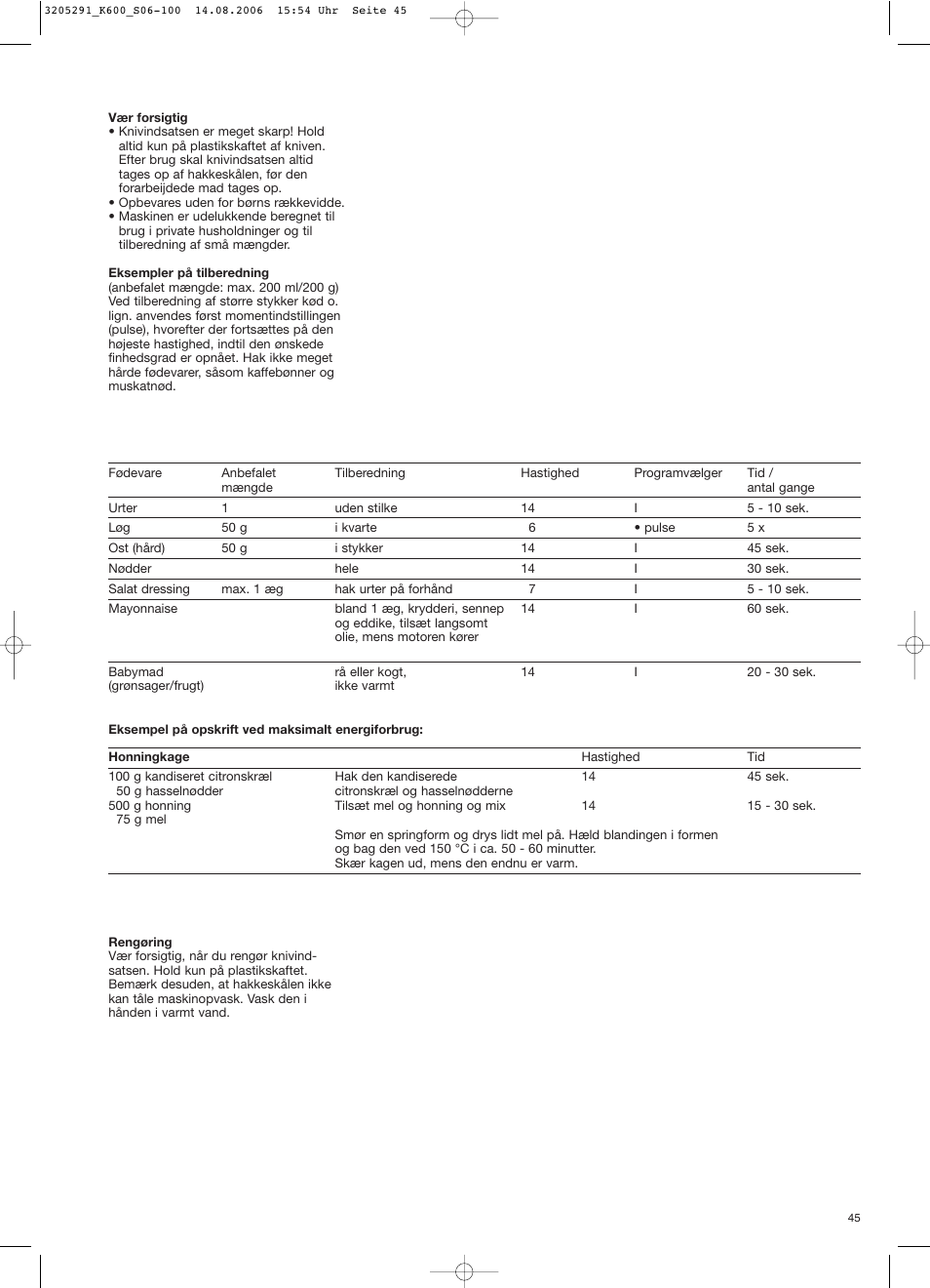 Braun CombiMax 650 User Manual | Page 44 / 95