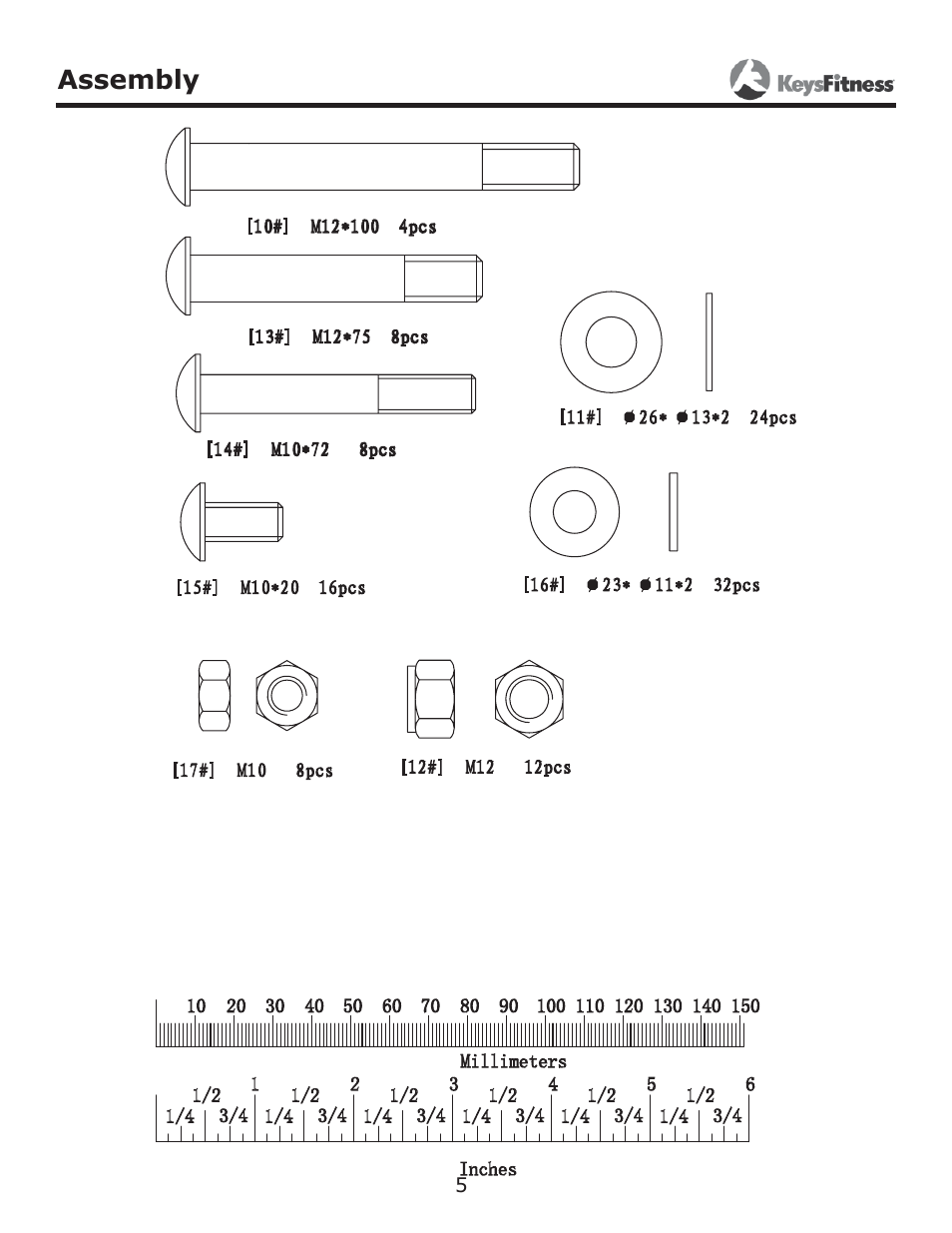 Keys Fitness KF-HC User Manual | Page 5 / 13